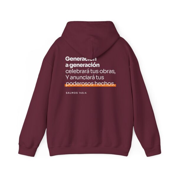 Unisex Hooded Sweatshirt | Psalm 145:4 - Image 7