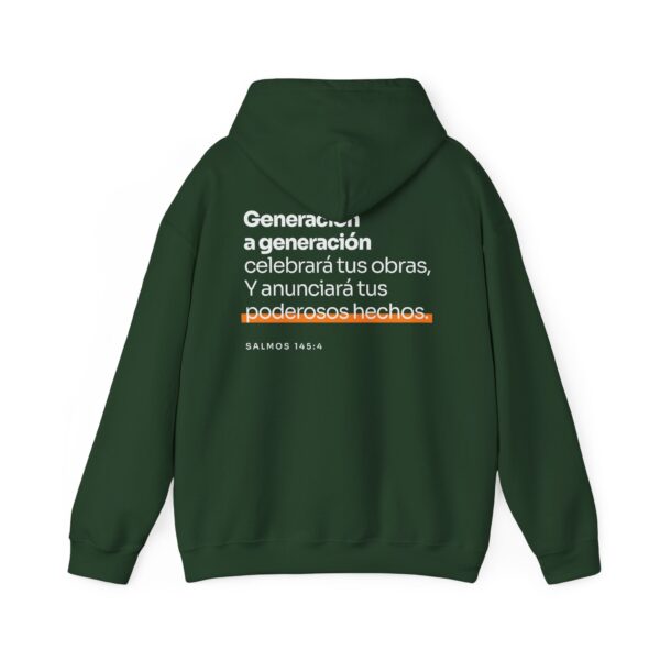 Unisex Hooded Sweatshirt | Psalm 145:4 - Image 14