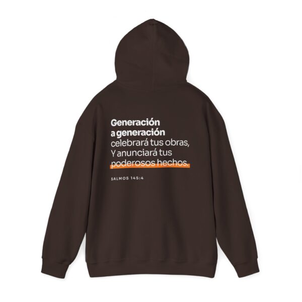 Unisex Hooded Sweatshirt | Psalm 145:4 - Image 11